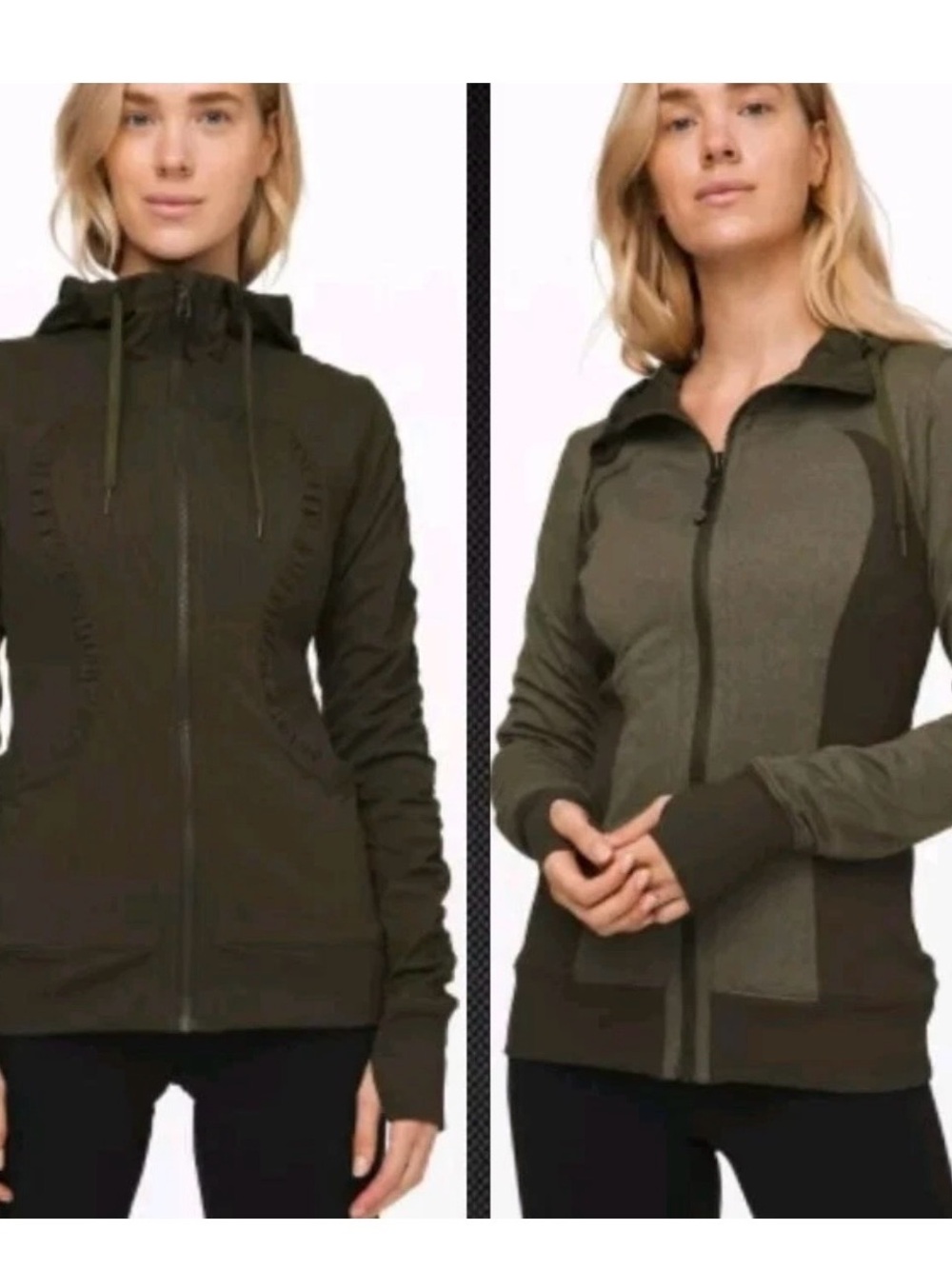 Lululemon Dance Studio Reversible Jacket III Dark Olive Size 6